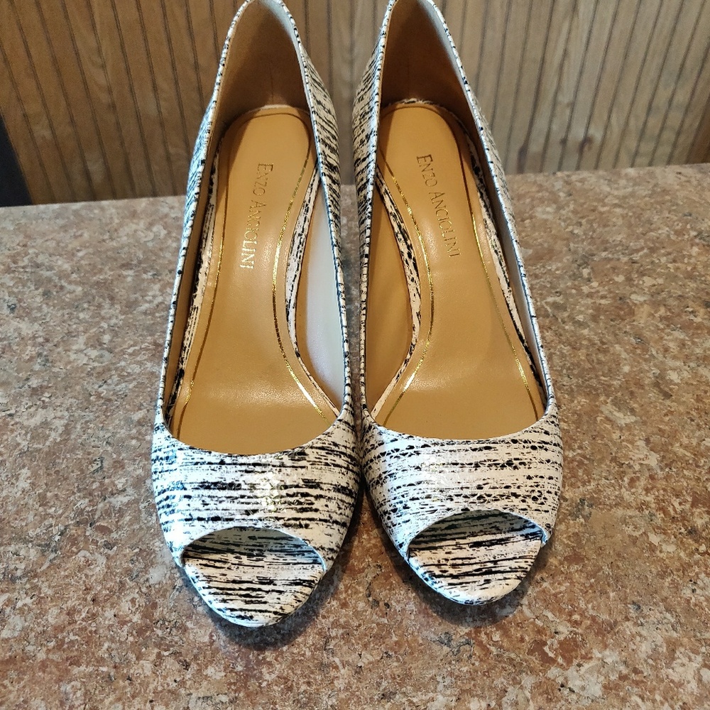 Enzo Angiolini Open Toe Heel